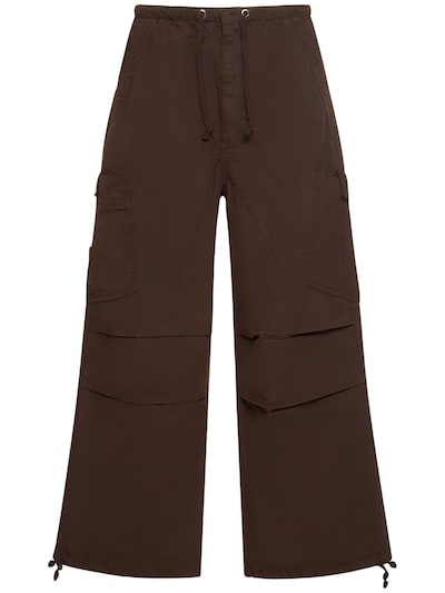 Brown oversize military cargo pants - Jaded London - Men