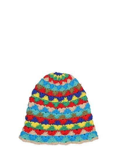 Handmade cotton crochet bucket hat - Alanui - Men | Luisaviaroma