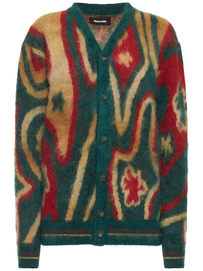 Jacquard mohair knit cardigan - Ahluwalia - Women | Luisaviaroma