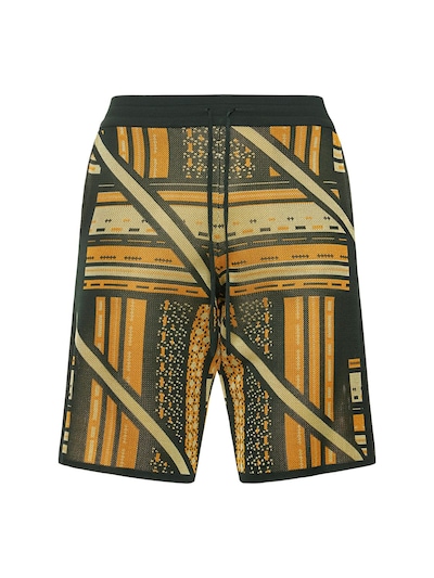 Jacquard viscose knit shorts - Ahluwalia - Men | Luisaviaroma