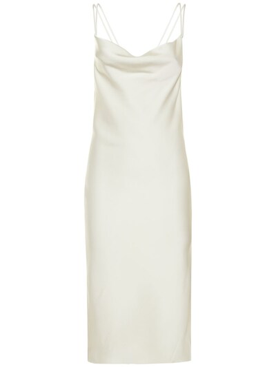 Grace satin twill midi dress - Rotate - Women | Luisaviaroma