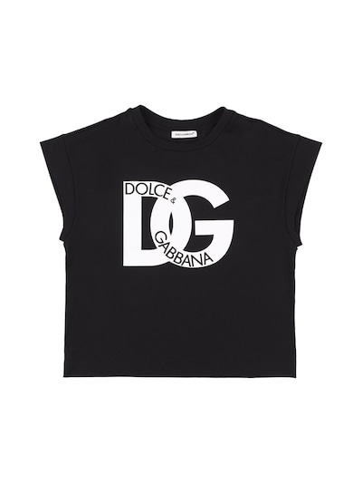 Dolce&Gabbana Black Printed Cotton Shirt