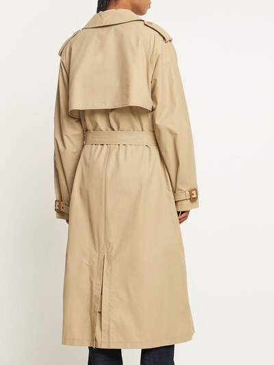 Nili Lotan: Tanner oversized trench coat - Khaki - women_3 | Luisa Via Roma