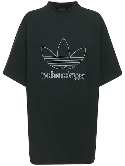 Forbipasserende tvilling silhuet Adidas oversized cotton t-shirt - Balenciaga - Men | Luisaviaroma