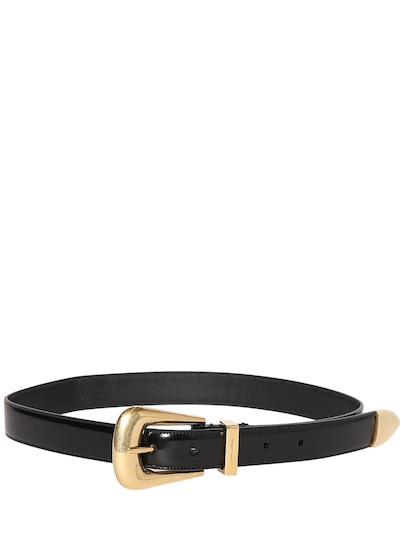 3cm monogram leather belt - Saint Laurent - Women | Luisaviaroma