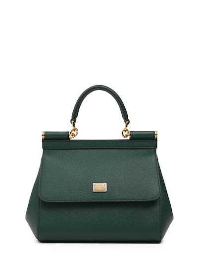 Dolce & Gabbana Small Sicily Leather Bag