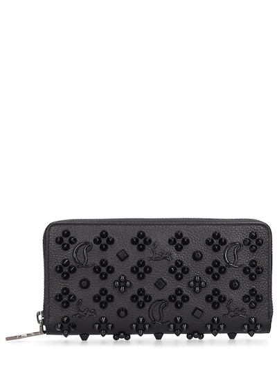 Panettone Leather Wallet in Black - Christian Louboutin