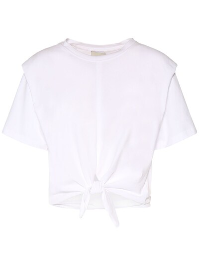 Zelikia self-tie cotton t-shirt - Isabel Marant - Women | Luisaviaroma