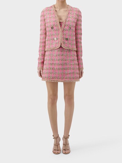 Lurex tweed jacket - Giambattista Valli - Women | Luisaviaroma