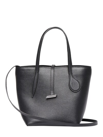 Sprout Tote Mini Black Leather - Little Liffner