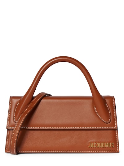 Le chiquito long leather top handle bag - Jacquemus - Women