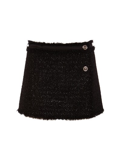 Lurex tweed mini skirt - Versace - Women | Luisaviaroma