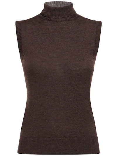 Ladies sleeveless polo outlet neck jumpers