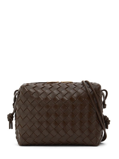 Small loop leather crossbody bag - Bottega Veneta - Women | Luisaviaroma