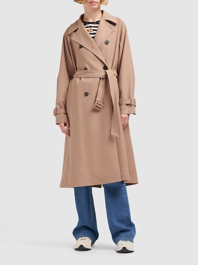 Candida tech gabardine trench coat - Weekend Max Mara - Women ...