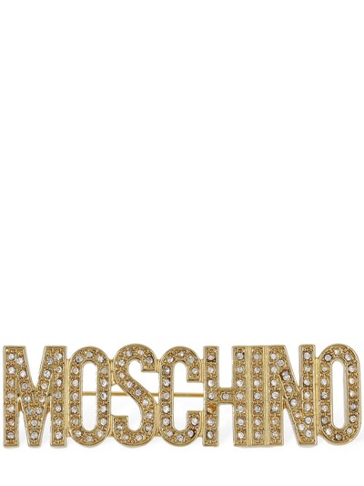 Moschino crystal brooch - Moschino - Women | Luisaviaroma