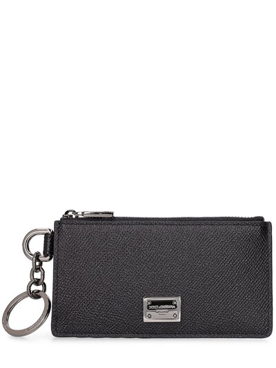 Dolce & Gabbana Lanyard Leather Cardholder