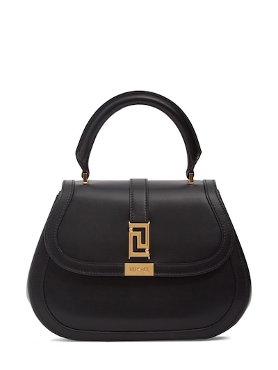 Medium calf leather top handle bag - Versace - Women | Luisaviaroma