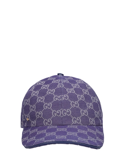 New gg canvas baseball cap - Gucci - Men