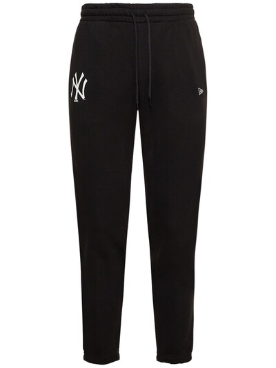 New Era: N.Y. Yankees essential cotton joggers - Black - men_0 | Luisa Via Roma