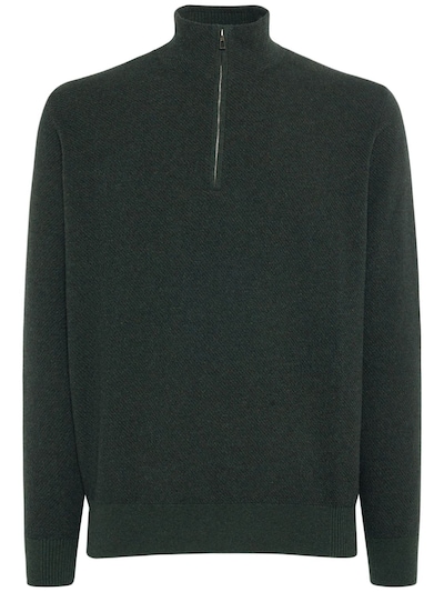 Cashmere knit half zip sweater - Loro Piana - Men | Luisaviaroma