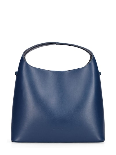 Aesther Ekme | Women Mini Sac Smooth Leather Top Handle Bag Nile Blu Unique