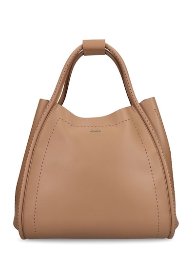 Leather Tote Bag, Camel Color