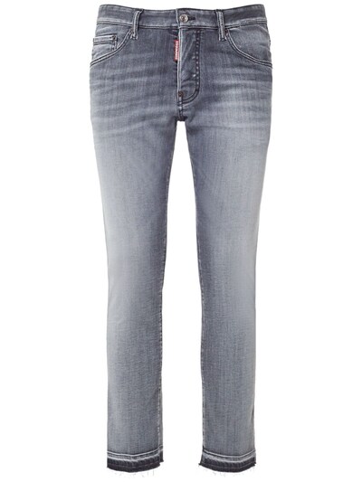 Skater stretch cotton denim jeans - Dsquared2 - Men | Luisaviaroma