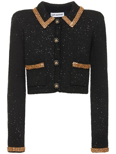 Embellished knit cardigan - Self-portrait - Women | Luisaviaroma