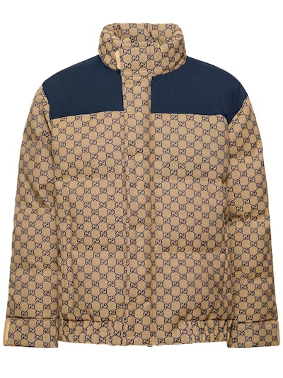 Gucci Beige GG Down Jacket