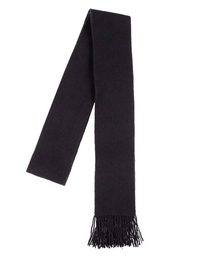 Wool Scarf - Black - Ladies