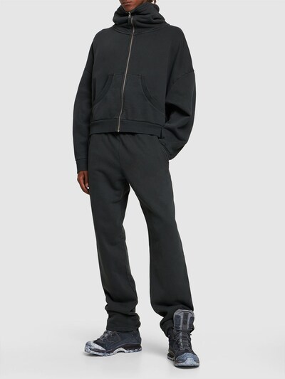 Washed cotton full-zip hoodie - Entire Studios - Men | Luisaviaroma