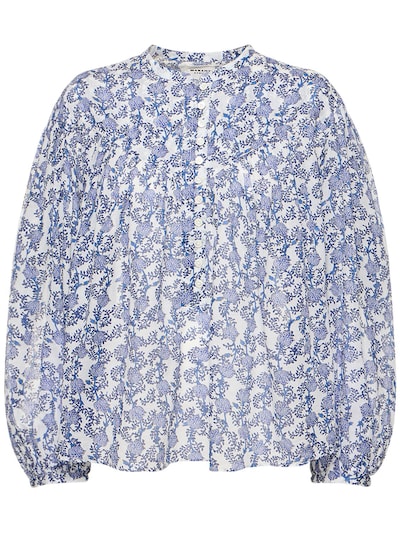 Salika floral cotton buttoned shirt - Marant Etoile - Women | Luisaviaroma