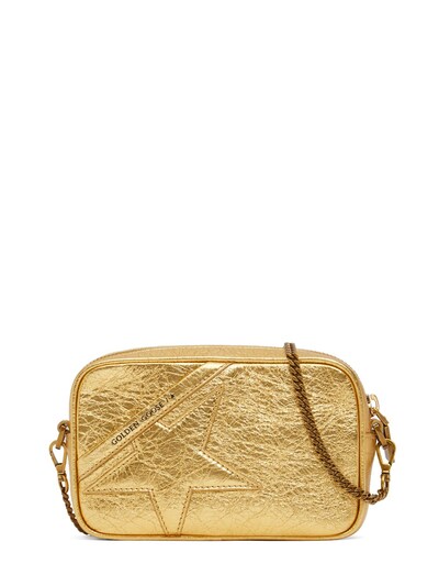 Mini star laminated leather shoulder bag - Golden Goose - Women