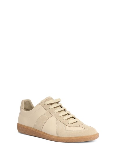 Replica leather sneakers - Maison Margiela - Men | Luisaviaroma