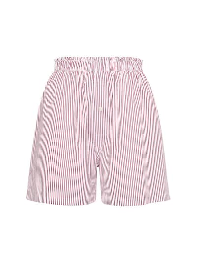 Striped cotton blend jersey boxer shorts - Maison Margiela - Women ...
