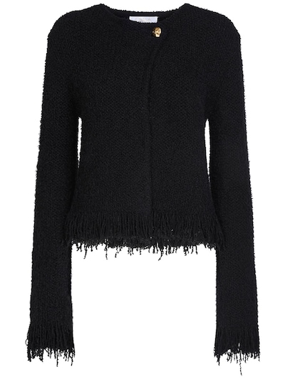 Embellished wool & silk knit jacket - Chloé - Women | Luisaviaroma