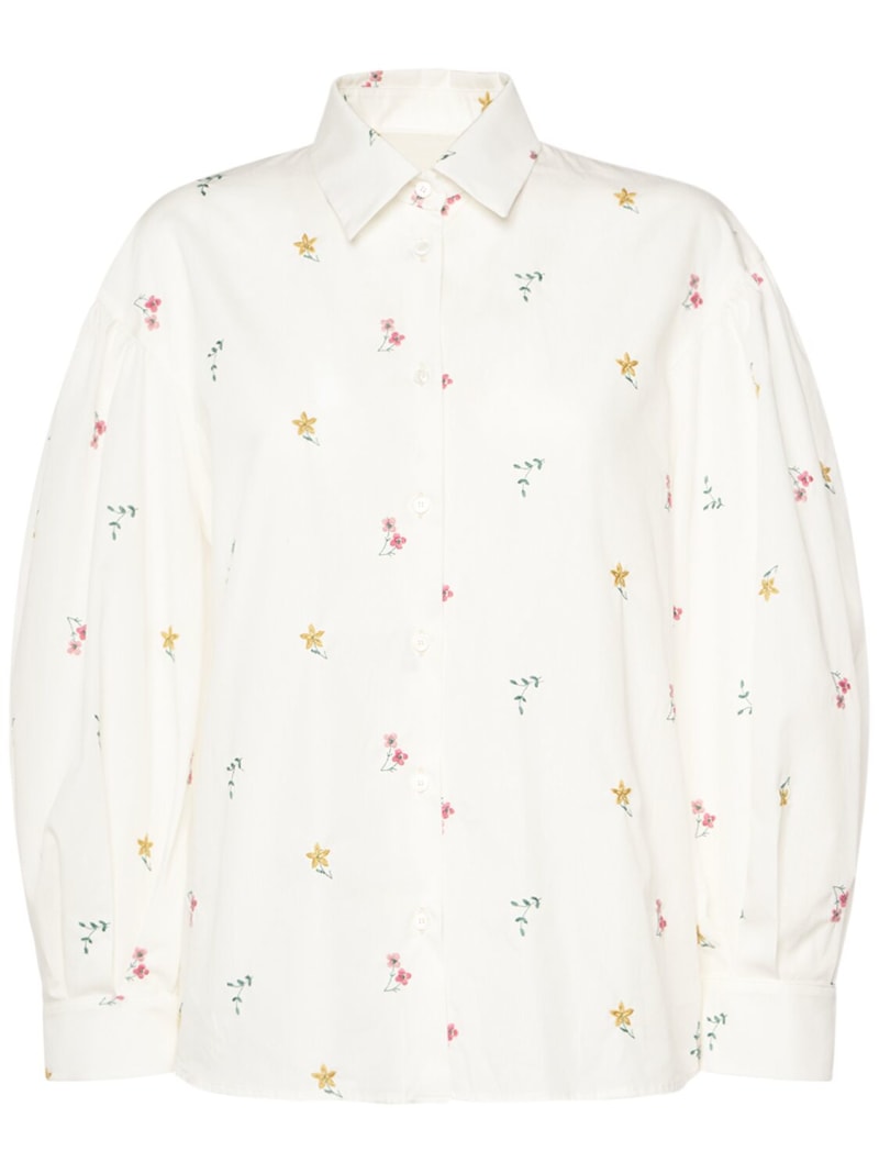 Villar embroidered cotton shirt - Weekend Max Mara - Women | Luisaviaroma