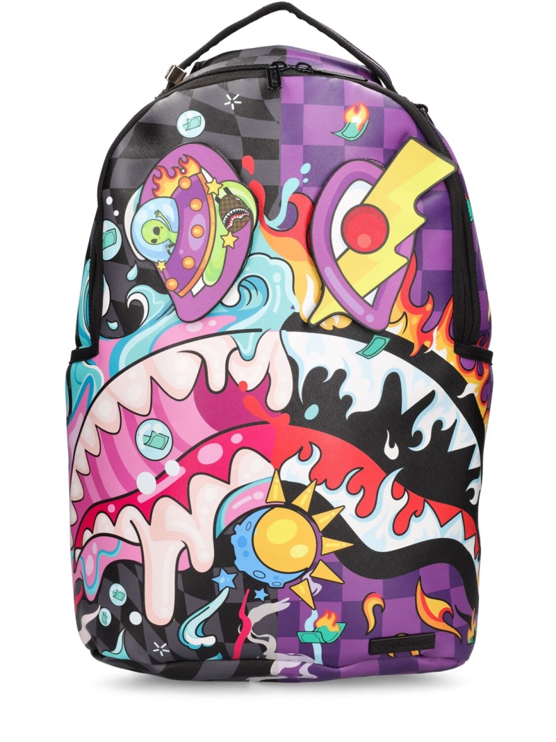 Printed canvas backpack - SPRAYGROUND - Girls | Luisaviaroma