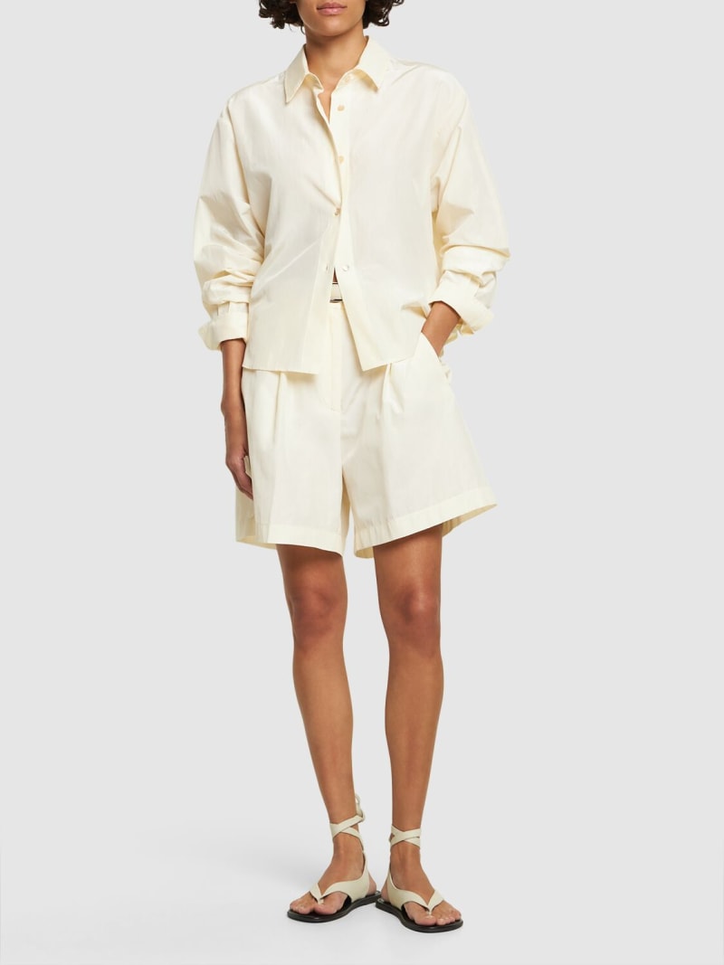 Sheen Cotton Taffeta Shorts main image 1