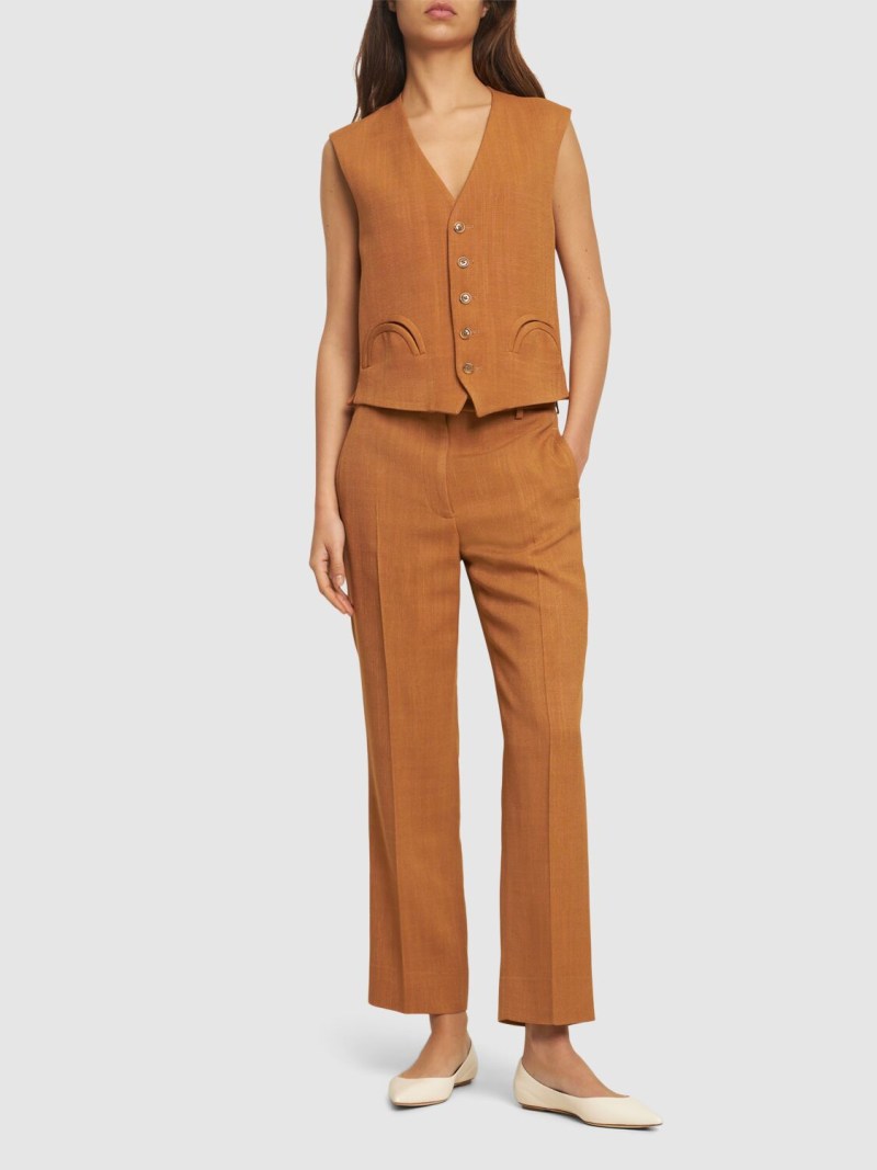 BLAZÉ MILANO Feral Santana Peanut Tailoring Vest - ShopStyle