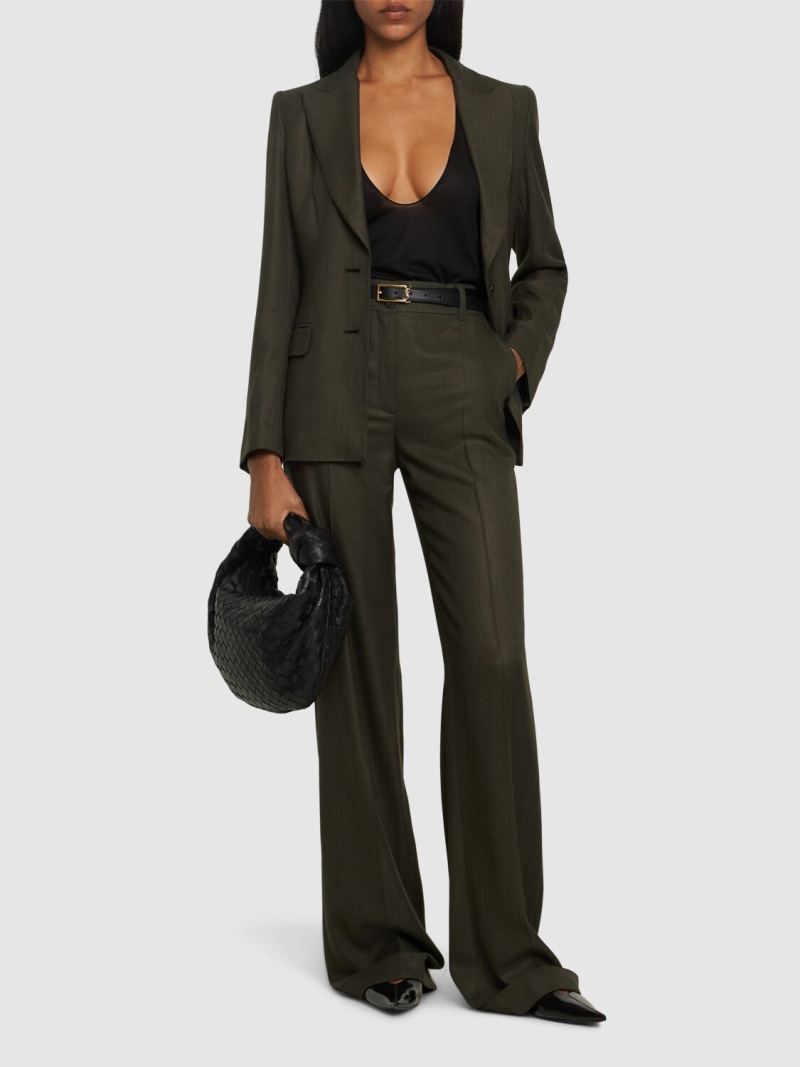 Alberta Ferretti Women's Pantalone in Twill DI Viscosa White main image 1