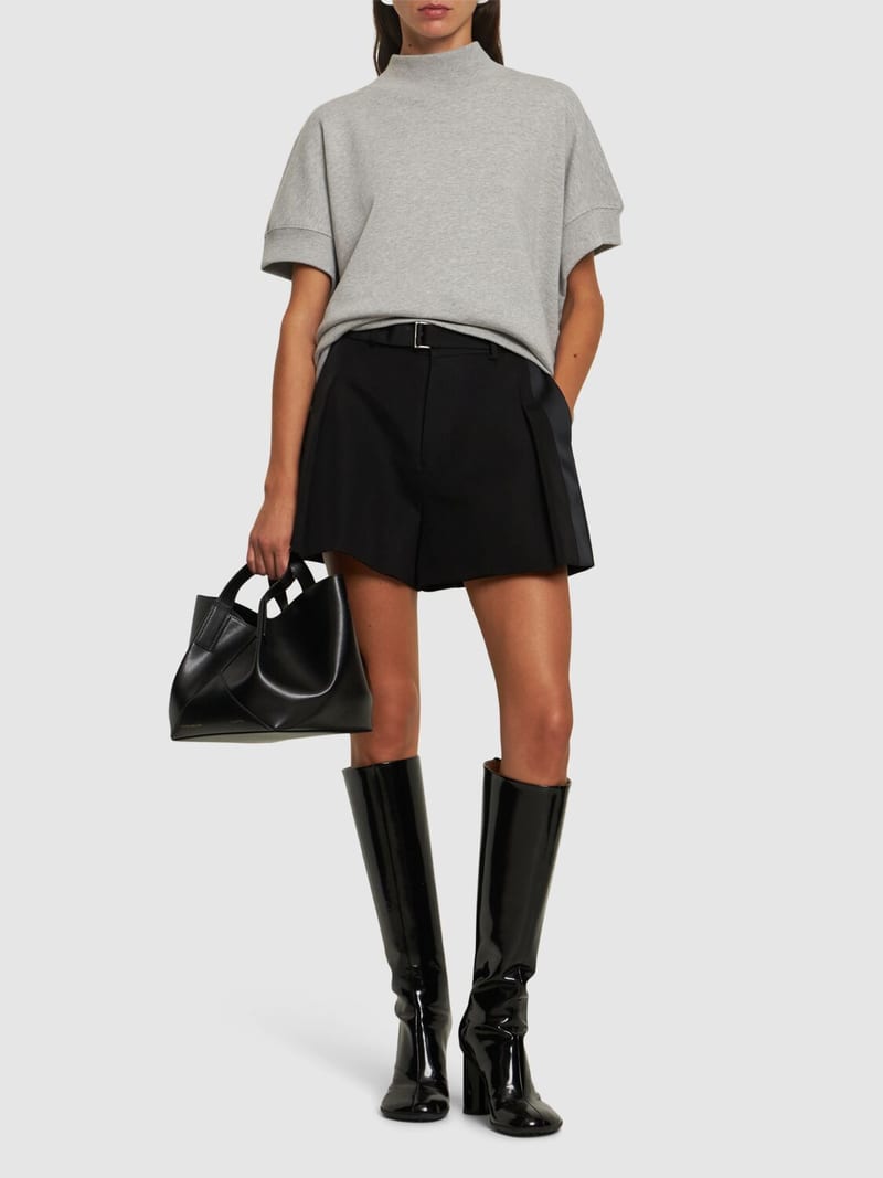 Pull En Coton Noir Sacai - Taille XXS, Occasion En Parfait état Pour Femme
