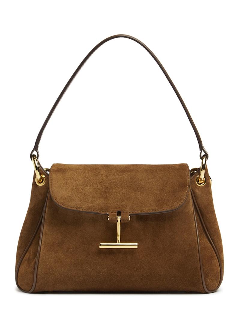 Tom Ford Small Tara smooth suede shoulder bag