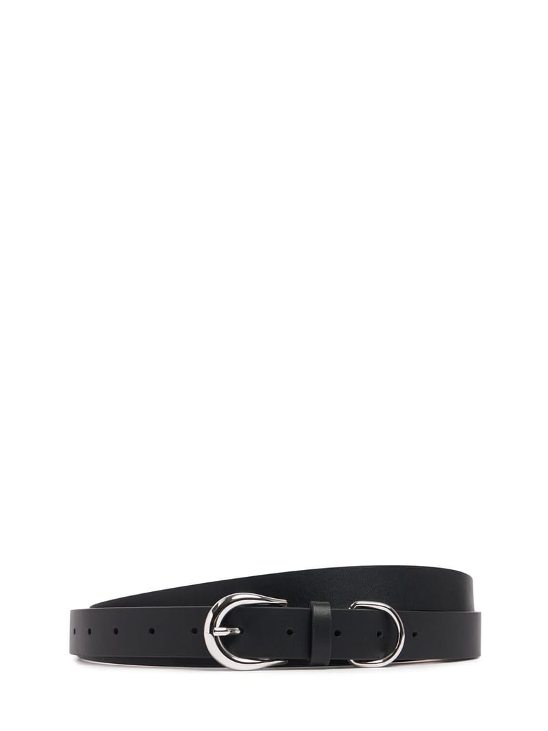 Ceinture Triple Tour Replay En Cuir Orange Brûlé – Taille 85 Cm, Neuve Avec étiquettes