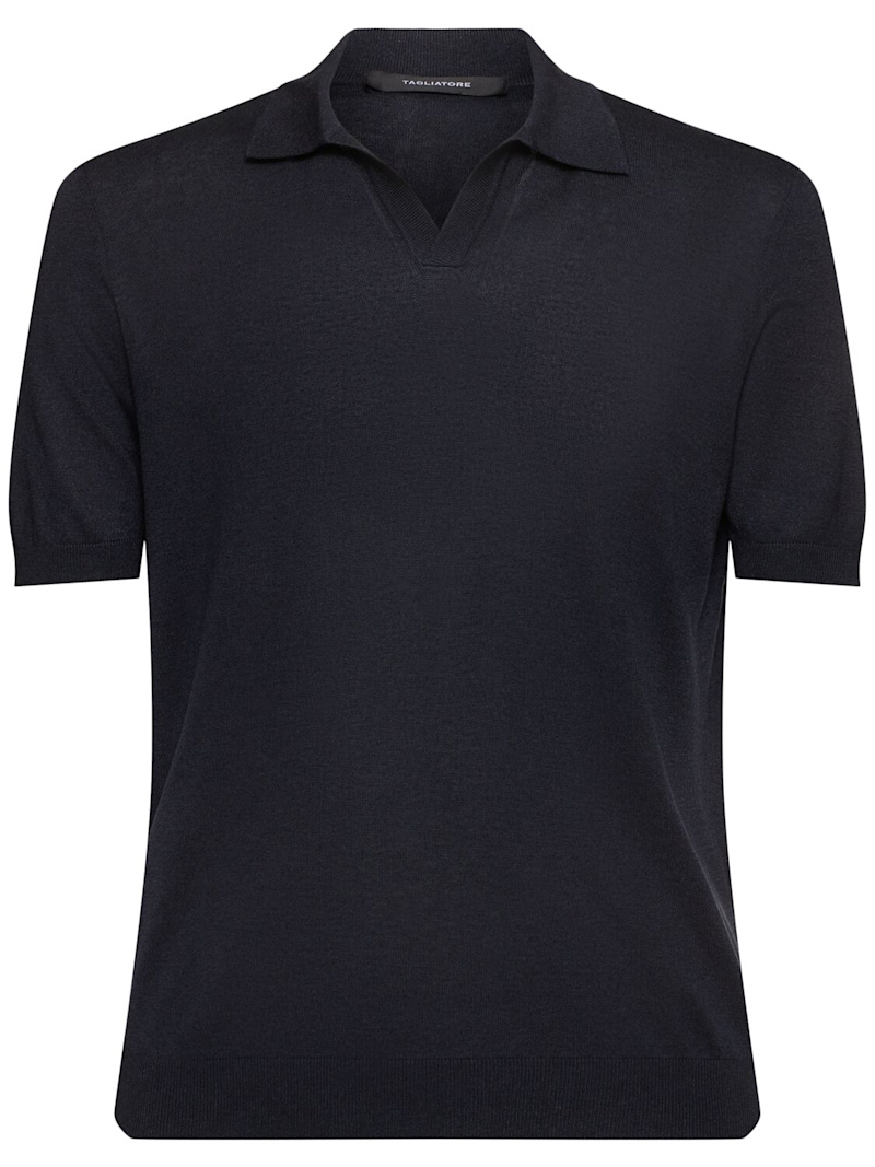Keith真丝POLO衫