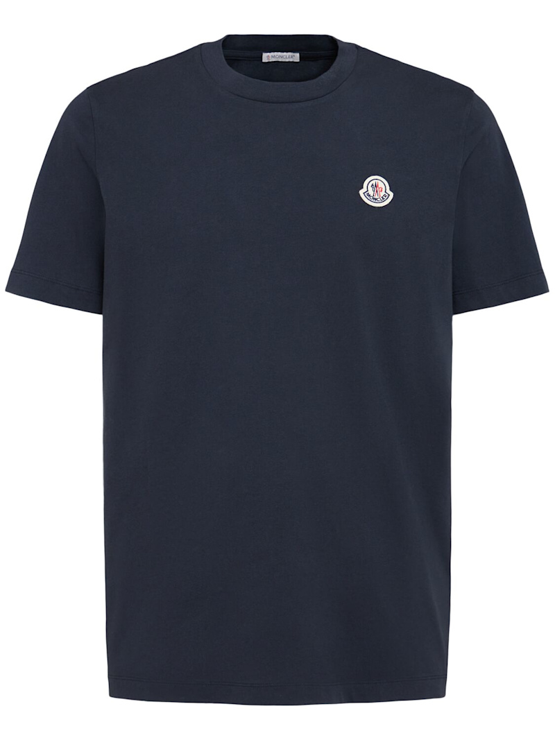 Pack of 3 logo patch cotton t-shirts