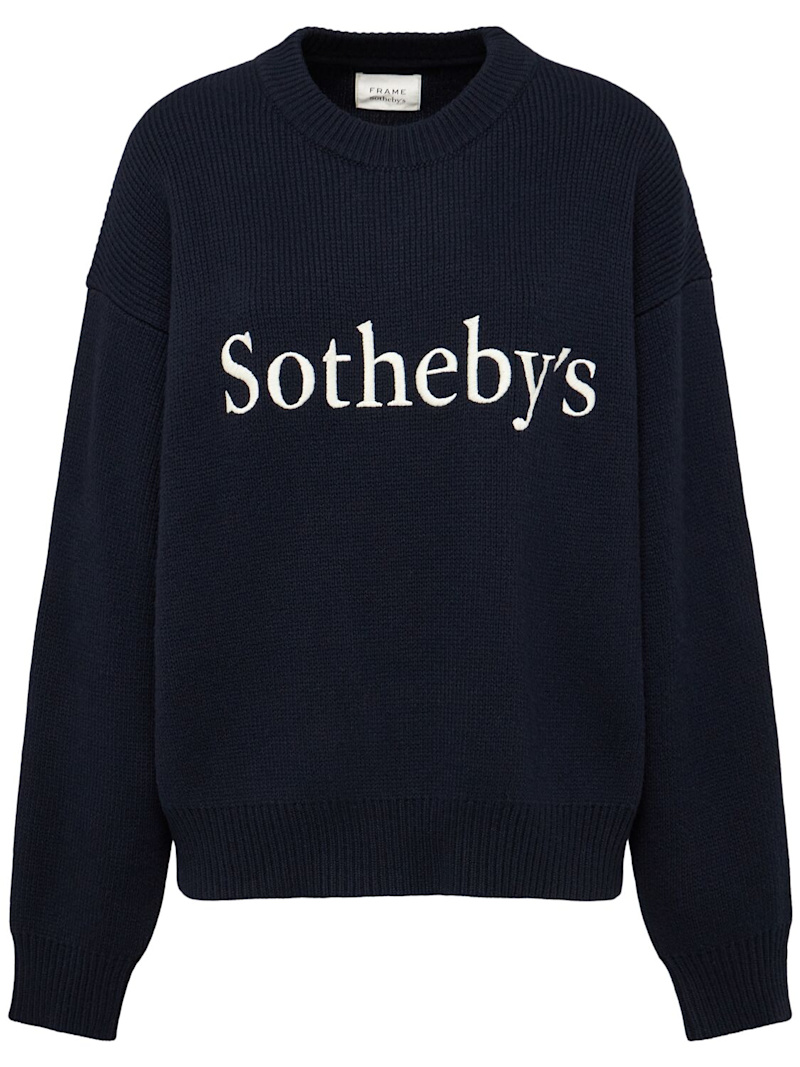 Frame x Sotheby's羊绒毛衣