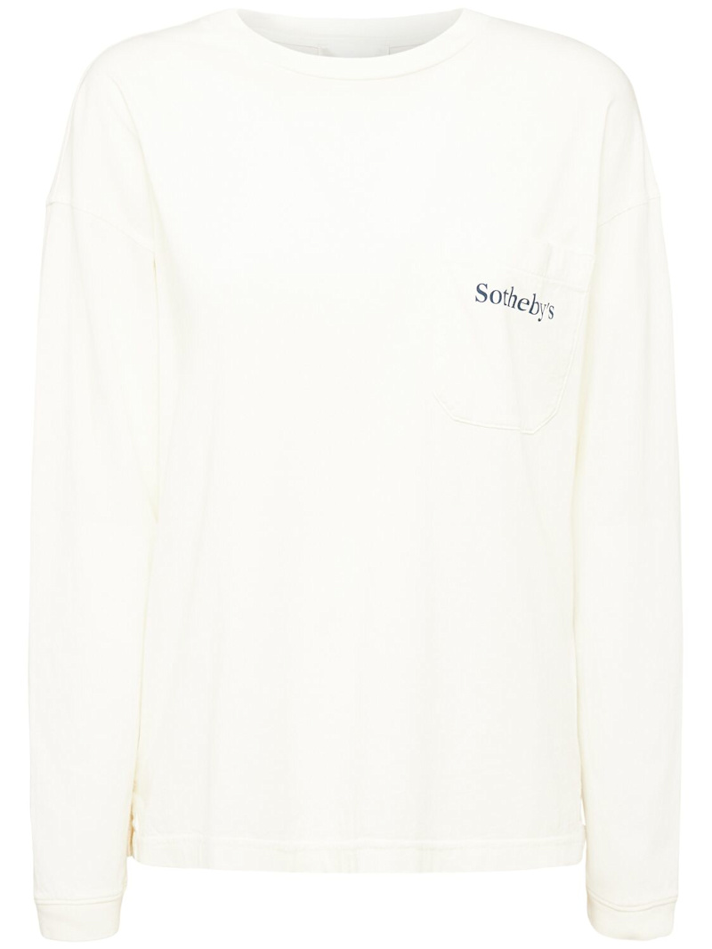 Frame x Sotheby's长袖棉质T恤