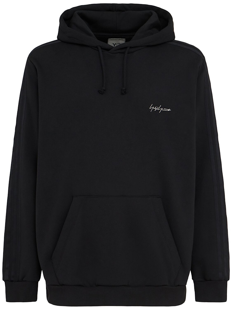 Y-3 Kuro棉质连帽卫衣